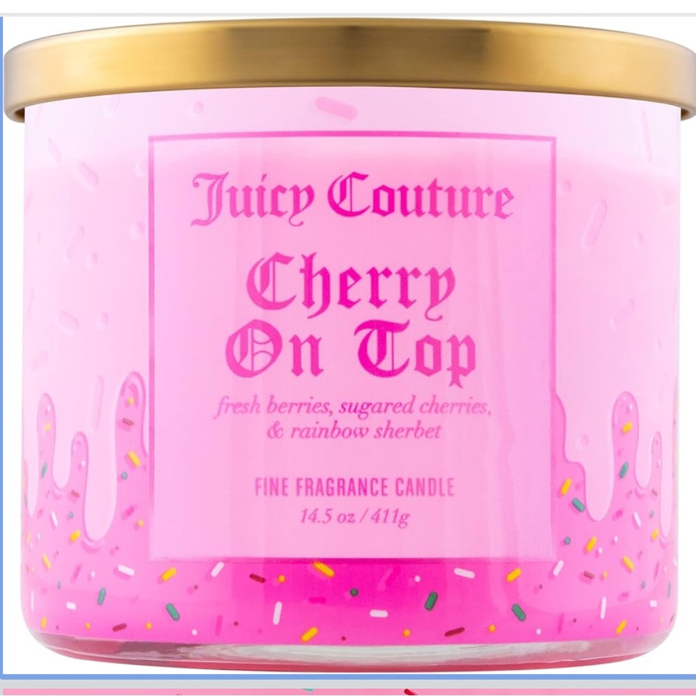Juicy Couture Cherry On Top Candle - Picture 2 of 2
